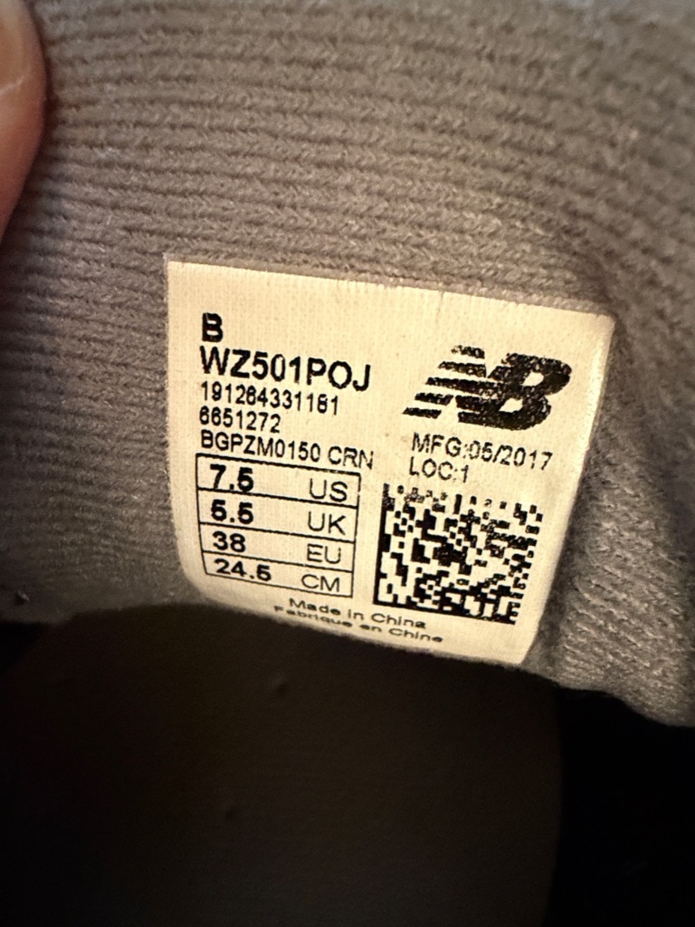 New Balance 501 Black & Grey Womens 7.5 Sneakers Running Athletisure - Picture 7 of 10